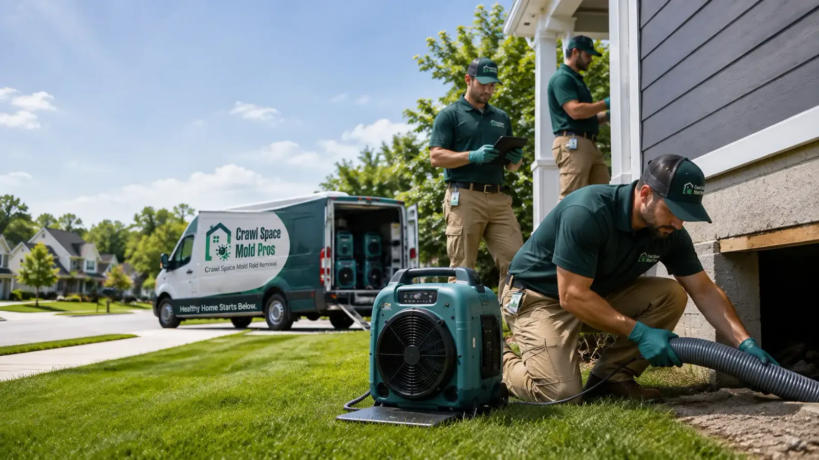 Crawl Space Mold Removal in Check, VA